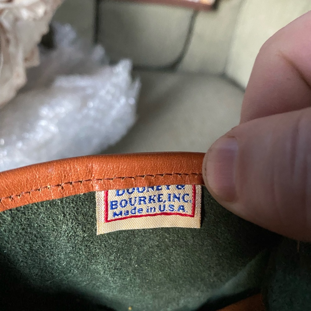 Dooney & Bourke Large Surry in Fir and British Tan - Picture 8 of 11